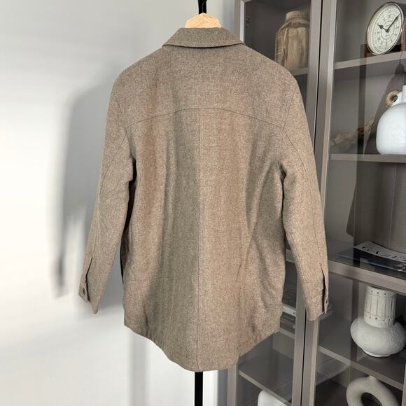 Jenni Kayne Farmhouse Ash Chore Barn Jacket XL NEW Wool Quilted Lining Coat - Picture 5 of 7